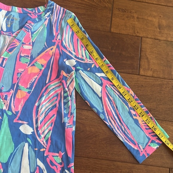 NWT Lilly Pulitzer Ali Dress Out to Sea Style 20417 Size S 100% Pima Cotton - Picture 9 of 11